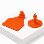 EVS Cattle Ear Tag - Orange - Medium