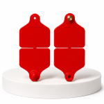 EVS Cattle Double Tag Set - Red
