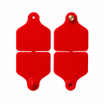 EVS Cattle Double Tag Set - Red - Image 2