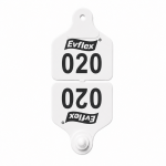 EVS Cattle Double Tag Set - White - Image 4