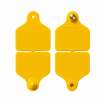 EVS Cattle Double Tag Set - Yellow - Image 2