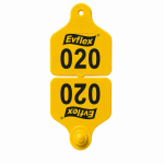 EVS Cattle Double Tag Set - Yellow - Image 4