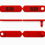 EVS Customizable Sheep Tag - Red