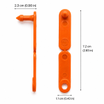 EVS Sheep Tag - Orange - Image 2