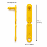 EVS Sheep Tag - Yellow