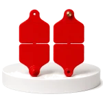 EVS Cattle Double Ear Tag Set - Red