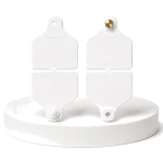 EVS Cattle Double Ear Tag Set - White