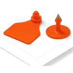 EVS Cattle Ear Tag - Orange - Medium