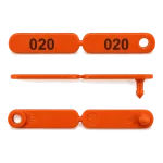 EVS Customizable Sheep & Goat Ear Tag - Orange